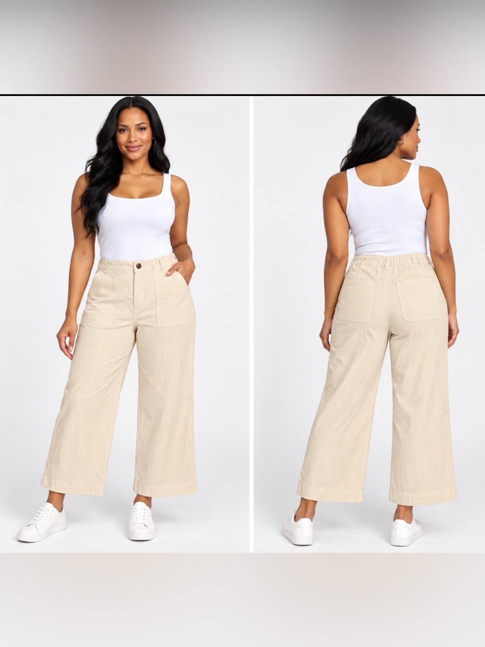 dip Cream Boot Cut Pants